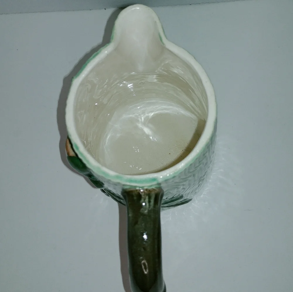 Vintage Jack and the Beanstalk Elf Pixie Pitcher  Vase Japan Excellent
